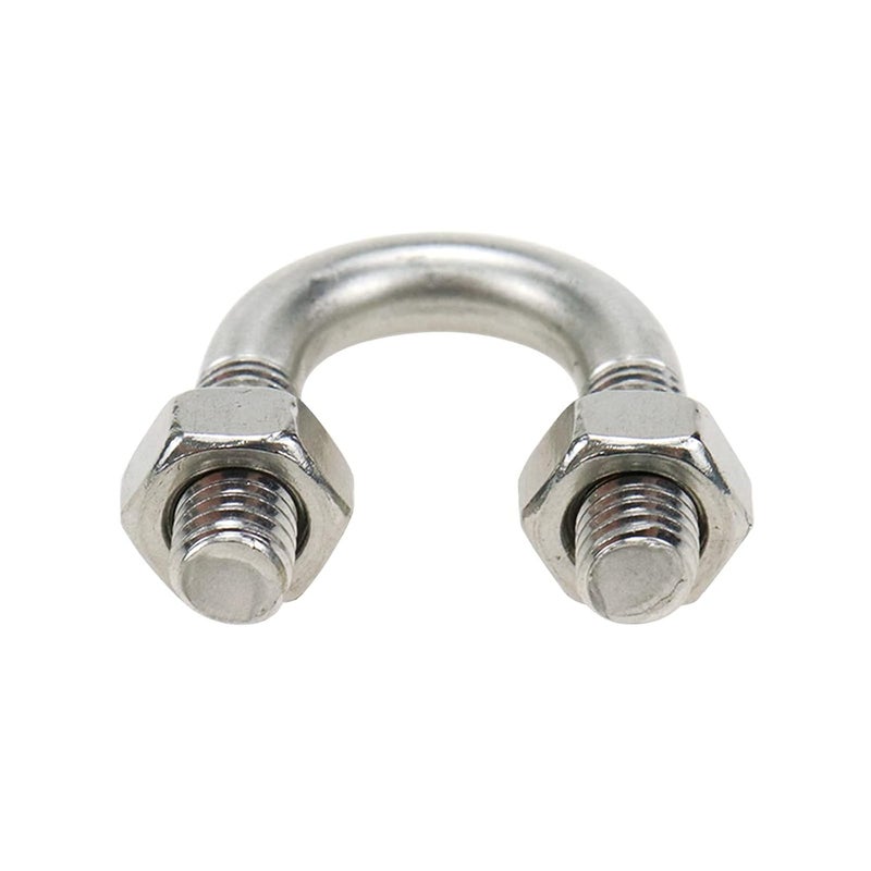 Sscon 10Pcs M6x12 304 Stainless Steel U-Bolt Fastener for 12mm Pipe Dia - Image 4